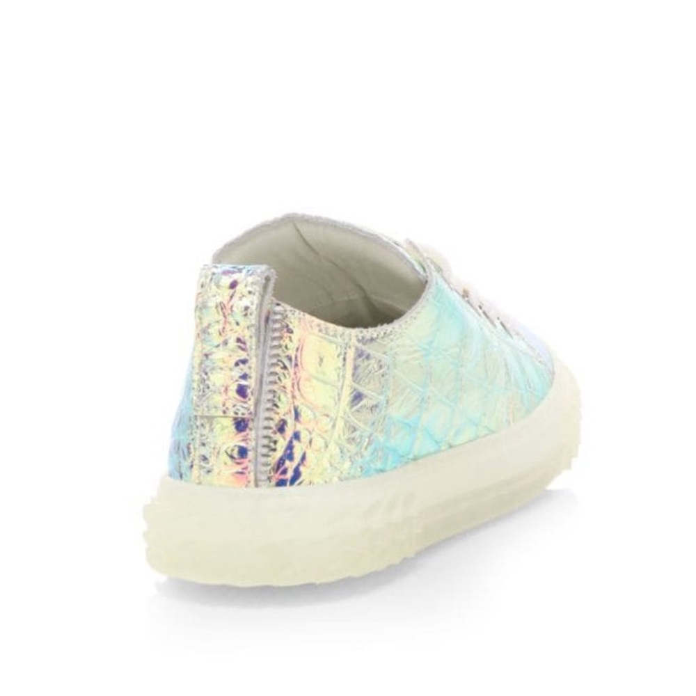 giuseppe zanotti BNIB iridescent croc lowtops - Picture 10 of 16